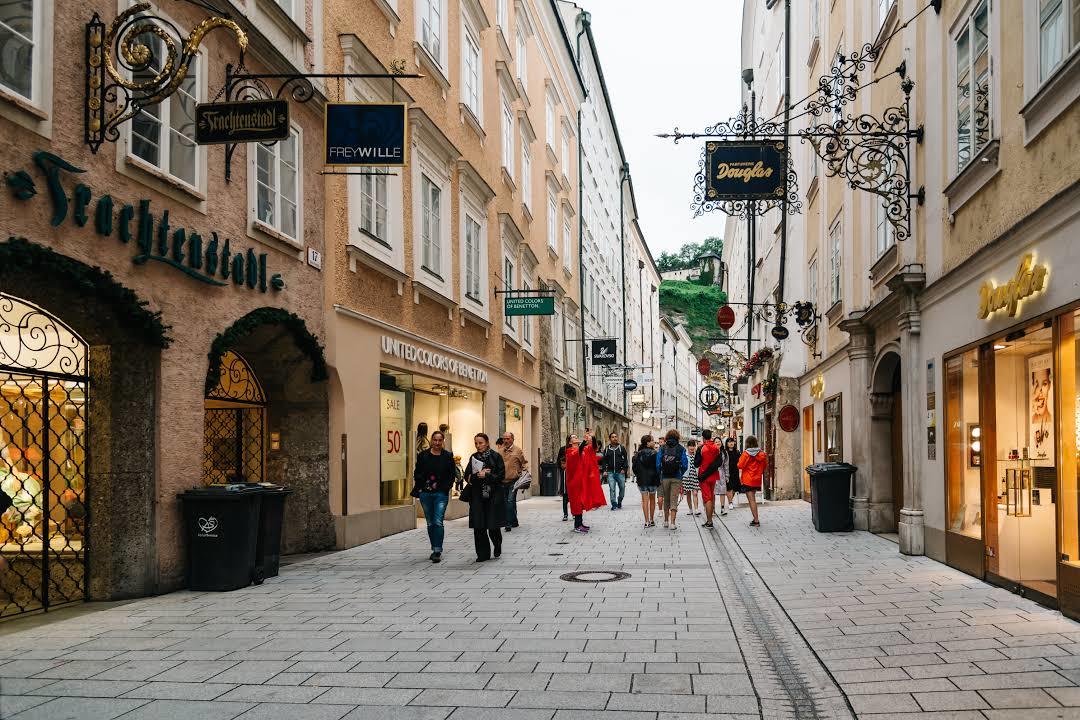 Ulica zakupowa Getreidegasse